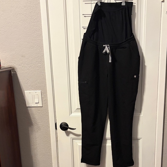 Figs Pants - Black Figs w22sw2033 Maternity Scrub Pants Size M